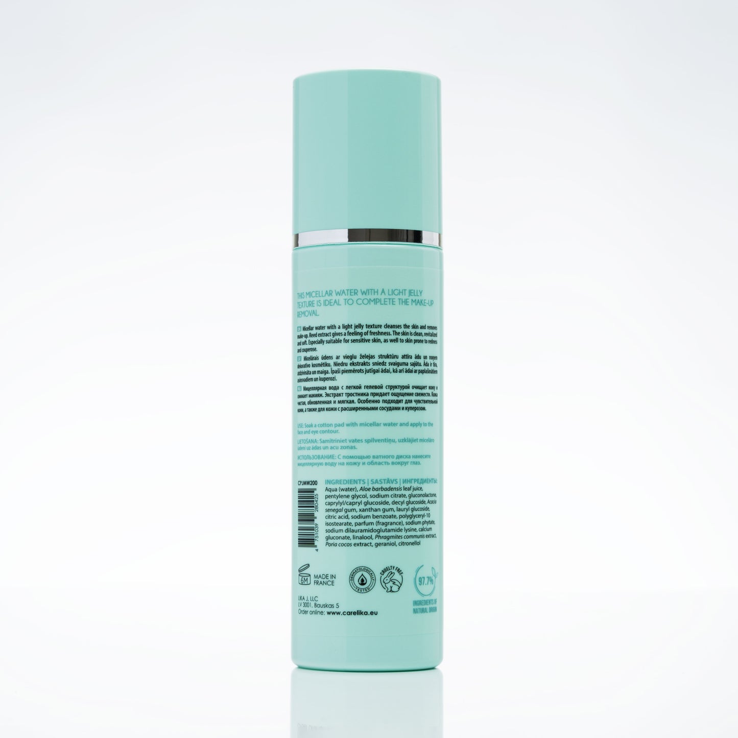 Carelika Jelly Micellar Water With Aloe