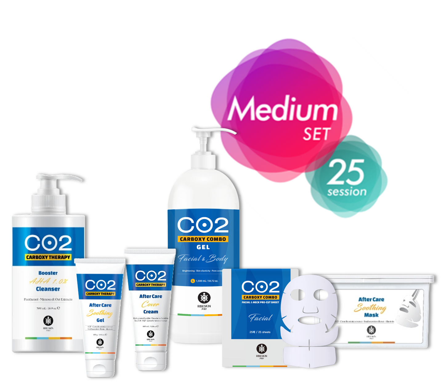 Ribeskin CO2 Carboximetil: 6 PASOS FACIAL PROFESIONAL