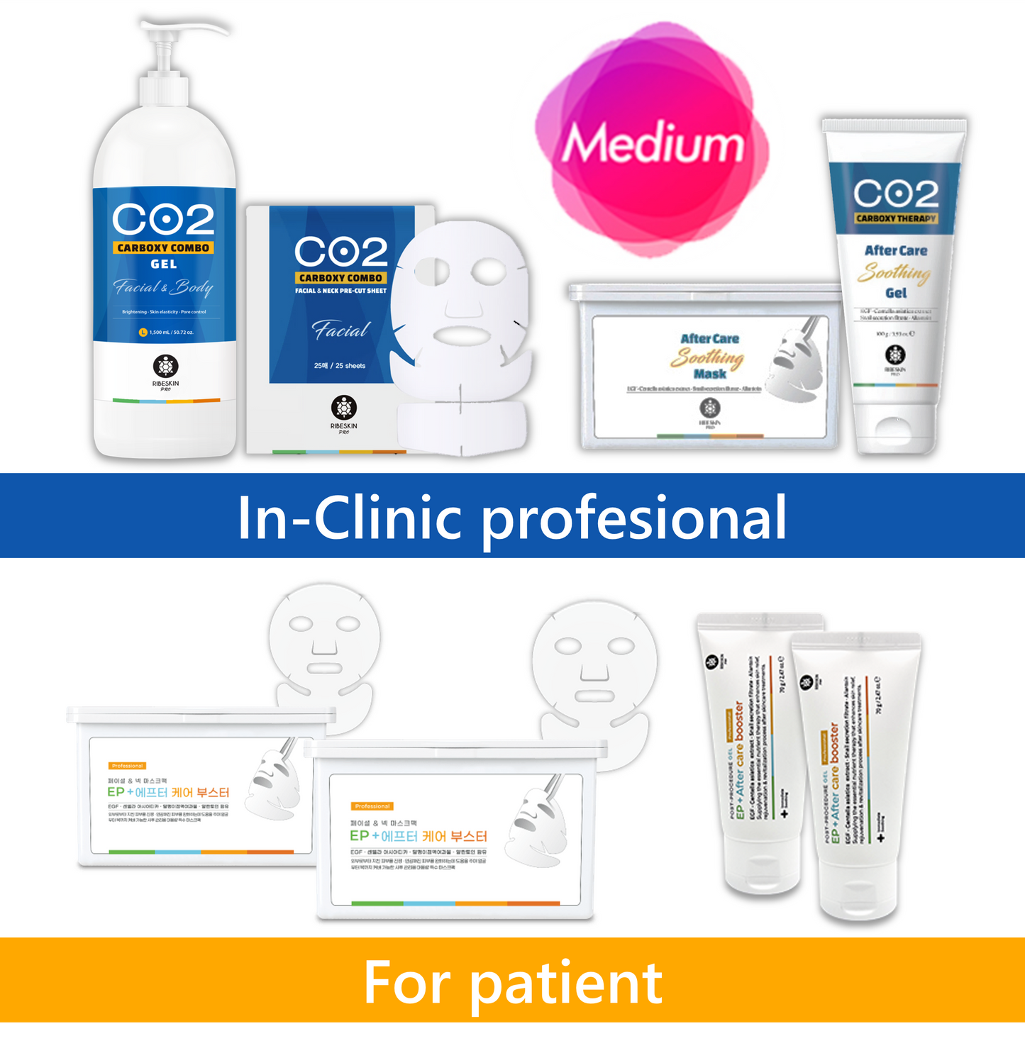 CO2 Carboxy: 4 STEP COMBO FACIAL PRO + RETAIL (RETAIL ITEMS INCLUDED)