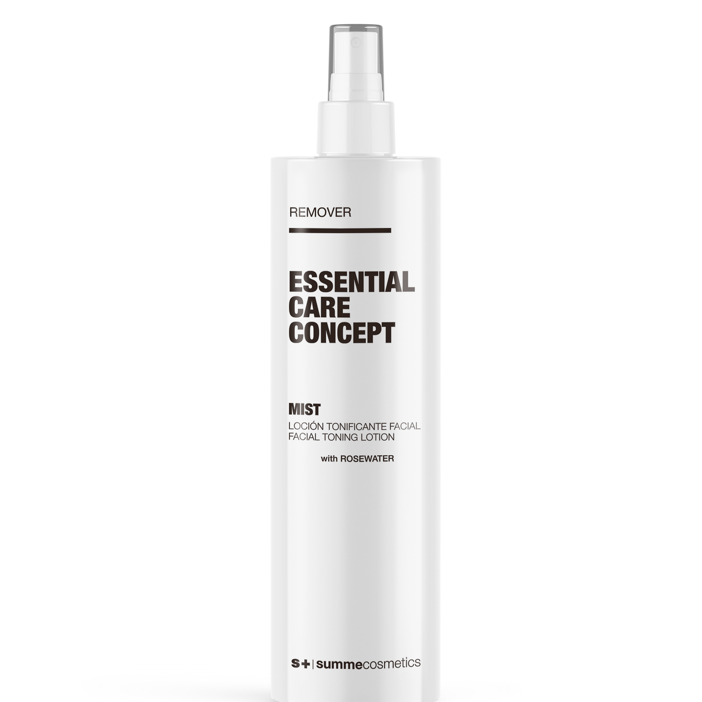 Concepto de cuidado esencial: LOCIÓN TONIFICANTE FACIAL REMOVER MIST con AGUA DE ROSAS