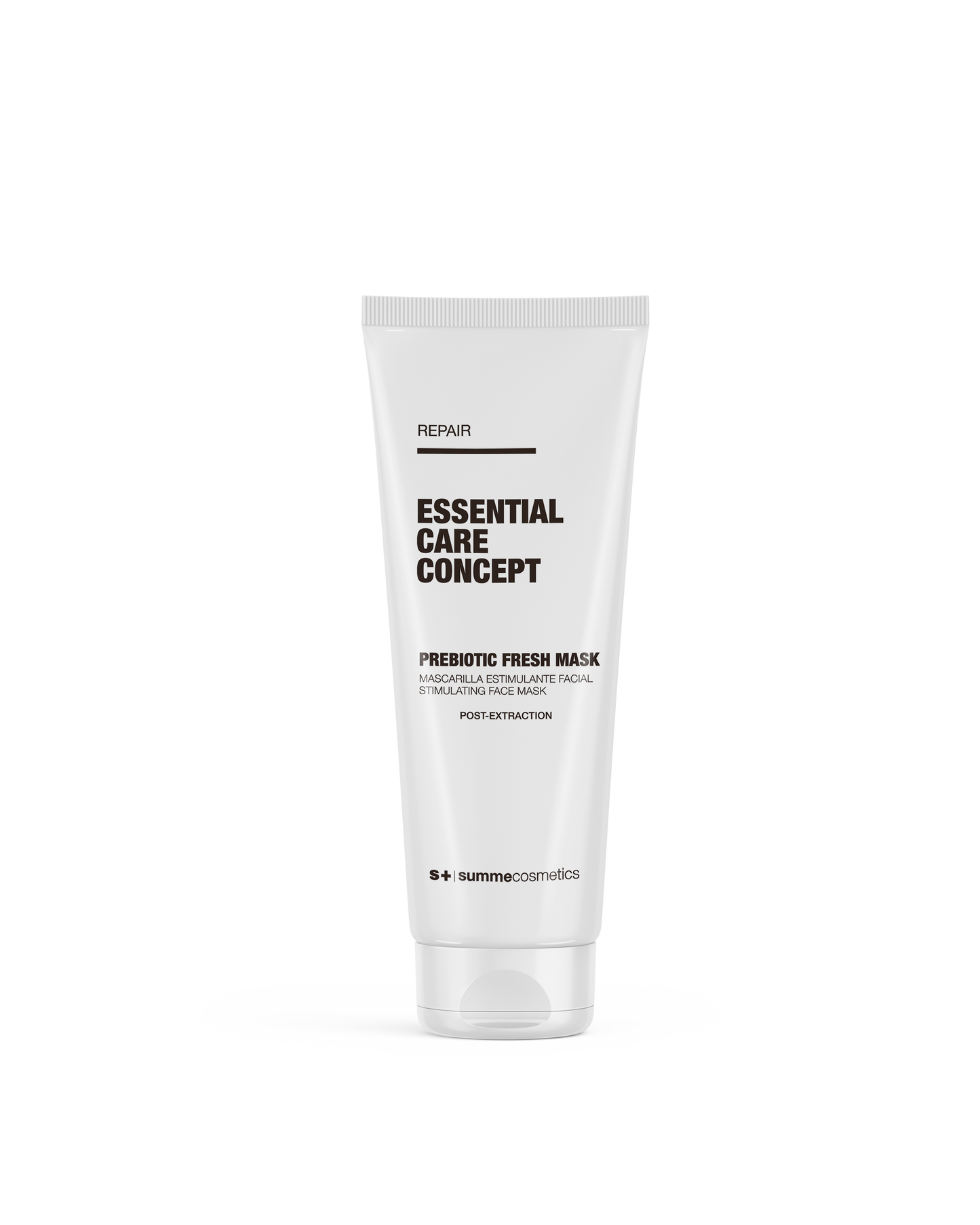 Concepto de Cuidado Esencial: MASCARILLA FACIAL ESTIMULANTE REPARADORA PREBIÓTICA FRESCA - POST-EXTRACCIÓN