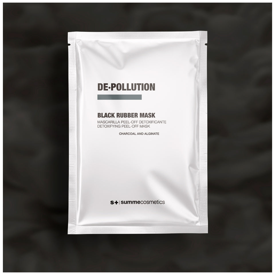 De.Pollution: BLACK RUBBER MASK DETOXIFYING PEEL-OFF MASK with ACTIVATED CHARCOAL