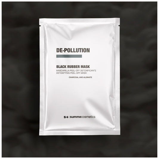 De.Pollution:  BLACK RUBBER MASK DETOXIFYING PEEL-OFF MASK with ACTIVATED CHARCOAL