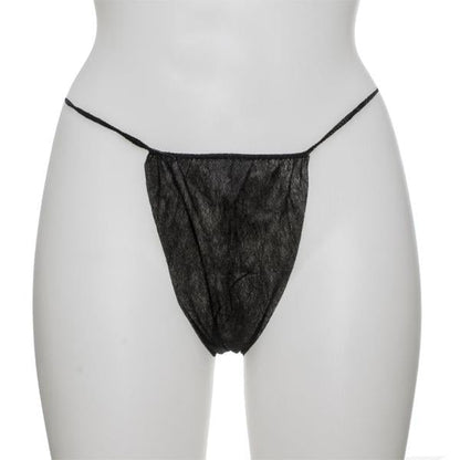 Panties Bikini Disposable (Black - 100 / Box)