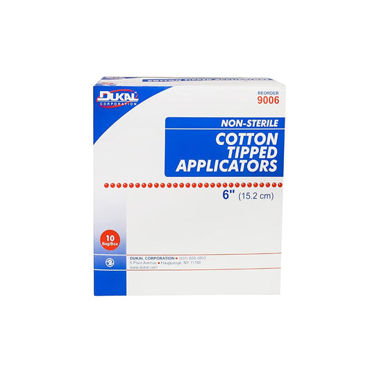 6 " COTTON TIPPED APLICATORS (100 / bag)
