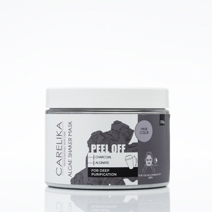 Mascarilla exfoliante de carbón Carelika Shaker