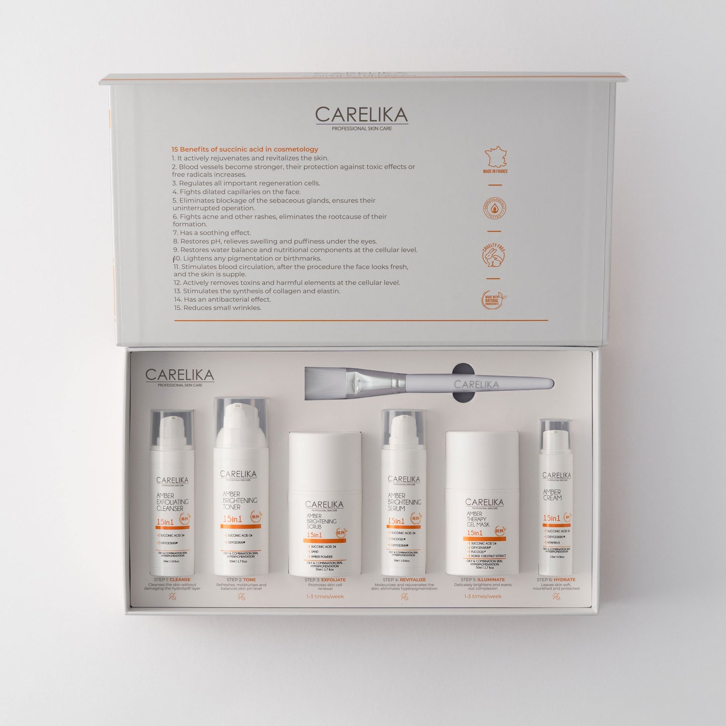 Carelika Acne and Hyperpigmentation Amber Radiance Combo