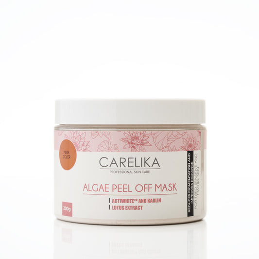 Mascarilla exfoliante de algas Carelika Actiwhite con extracto de loto