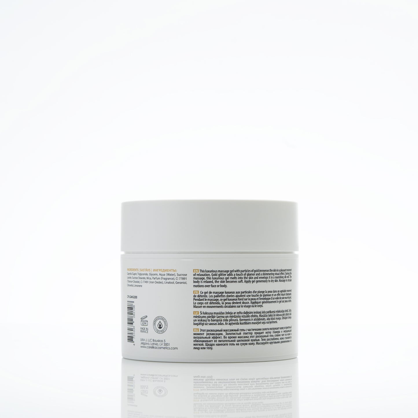 Carelika Luxury Gold Massage Gel 99.5% Natural