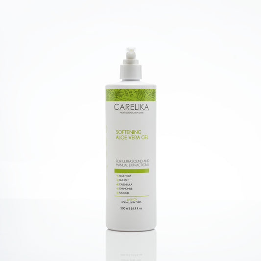 Gel suavizante de aloe vera Carelika para ultrasonidos 500 ml
