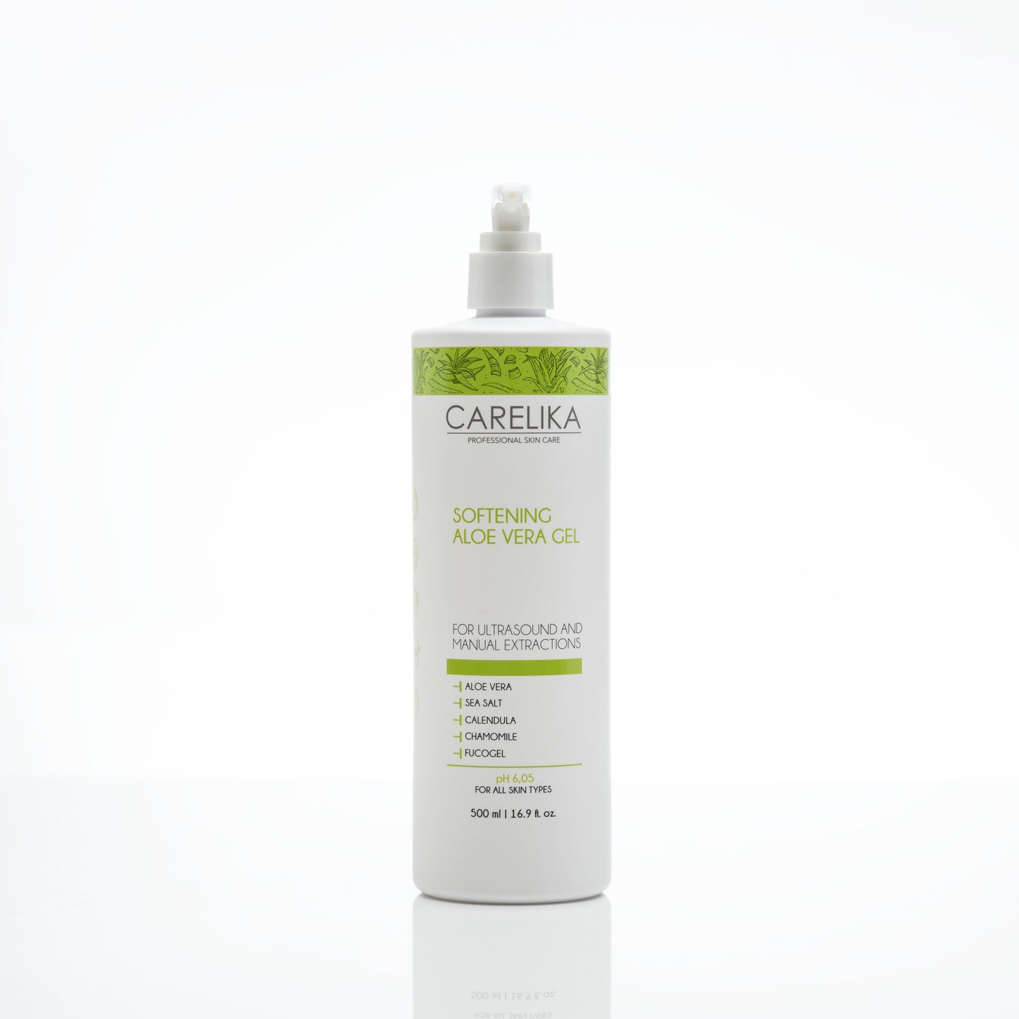 Carelika Softening Aloe Vera Gel For Ultrasound 500ml