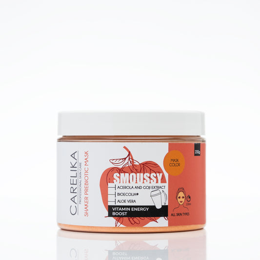 Mascarilla Smoussy Prebiótica Shaker de Carelika Acerola Energy Boost