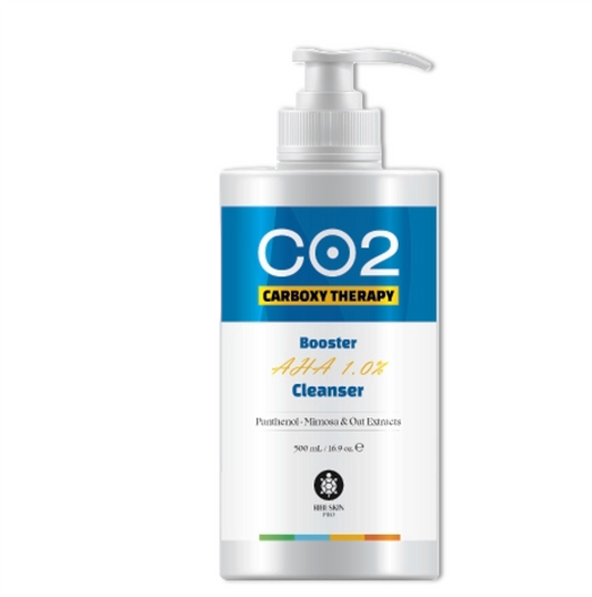 Ribeskin CO2 Booster AHA 1% Cleanser (500ml) – Deep Cleansing & Gentle Exfoliation for Radiant Skin