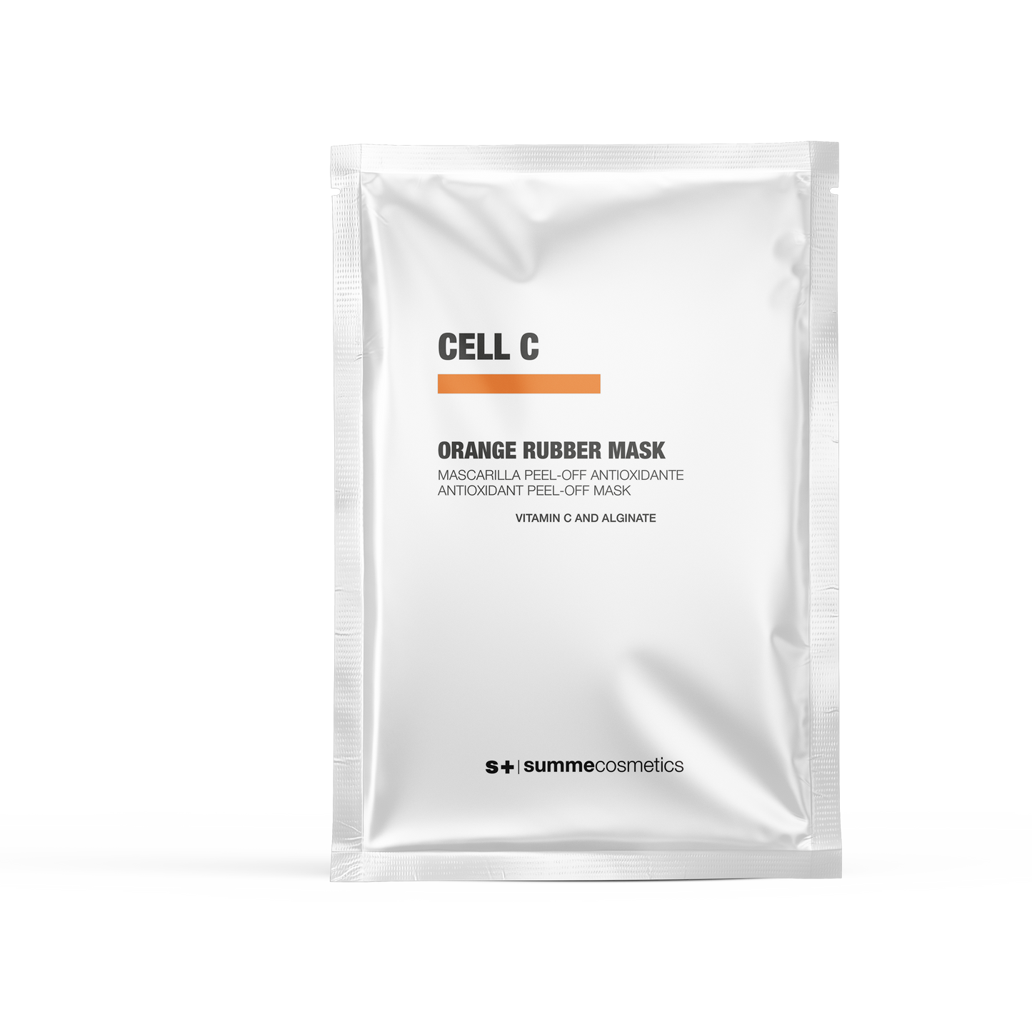 CELL C ORANGE RUBBER MASK ANTIOXIDANT PEEL-OFF MASK VITAMIN C and ALGINATE