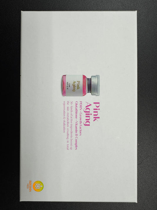 Pink Aging Skin Booster (5ml Vials) – Advanced Multi-Action Rejuvenation Cocktail