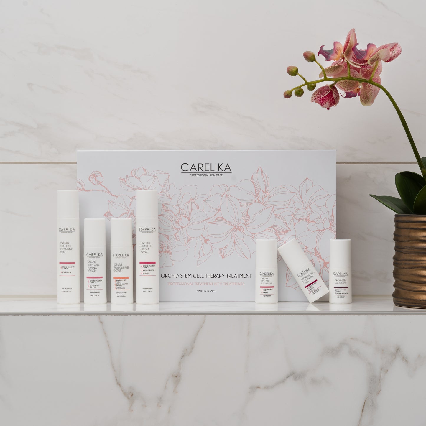 CARELIKA ORCHID Stem Cell Therapy Treatment Kit - 5 Treatments Kit (Pro)