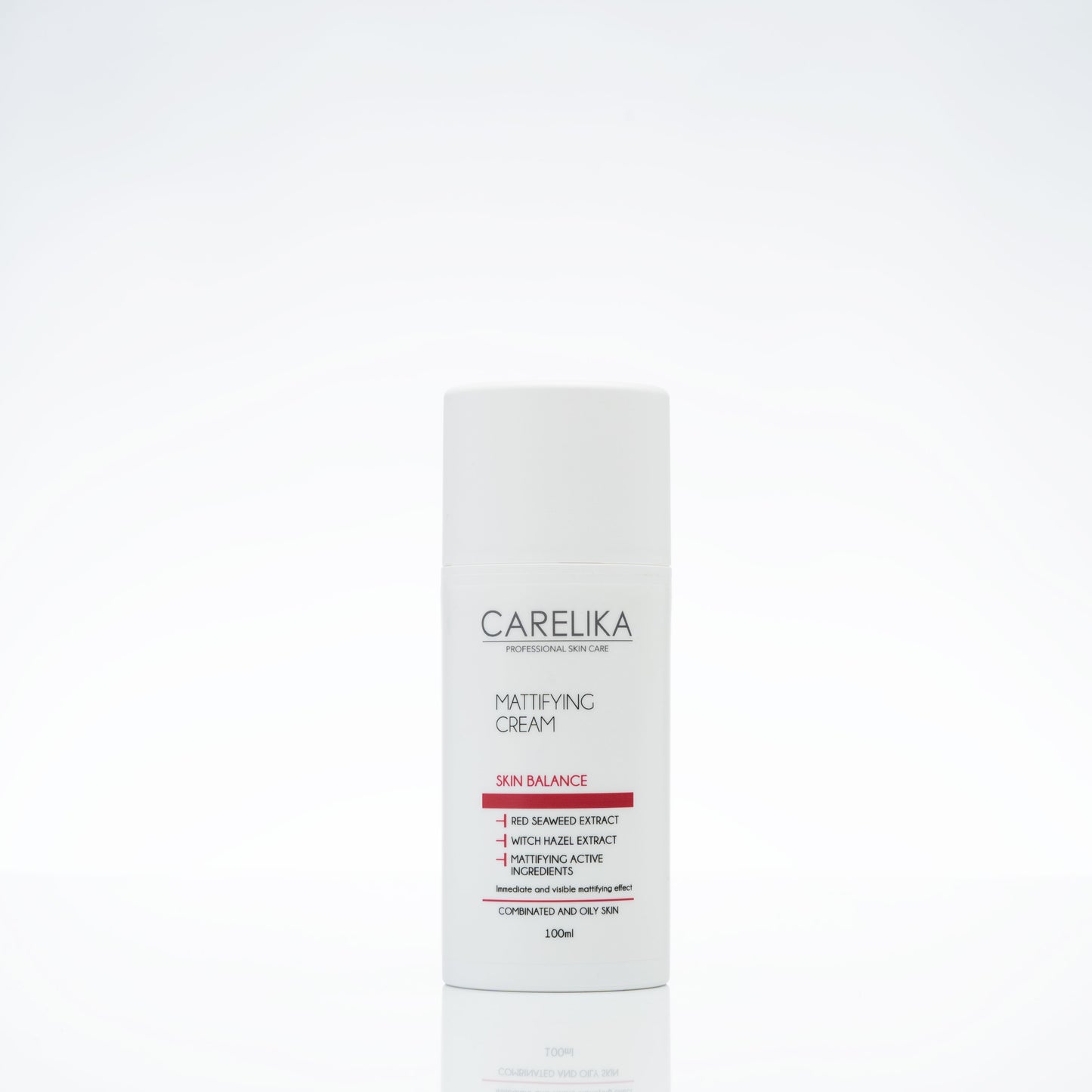 CARELIKA Mattifying Cream - Skin Balance (with Red Seaweed) 100ml (Pro)