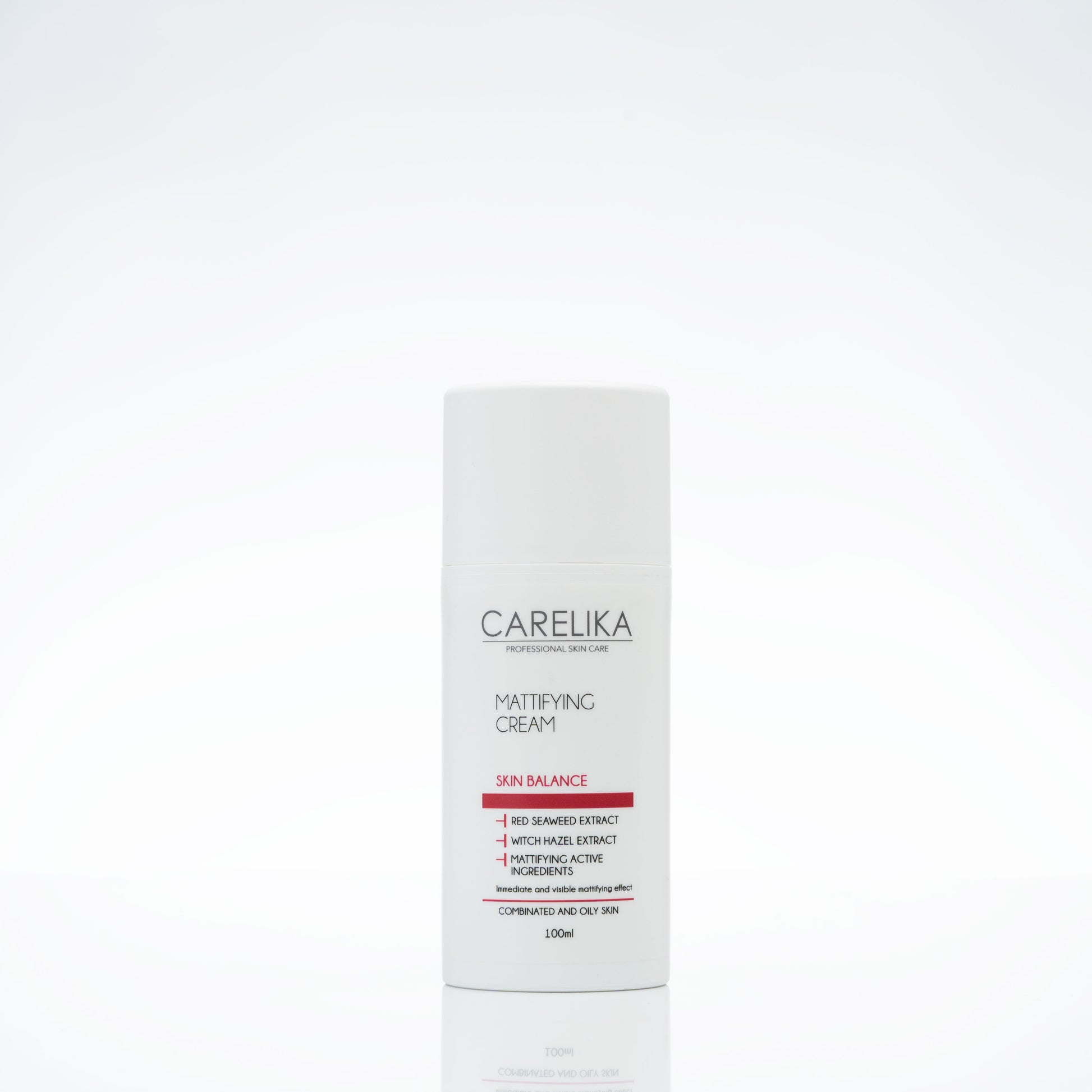 CARELIKA Mattifying Cream - Skin Balance (with Red Seaweed) 100ml (Pro)