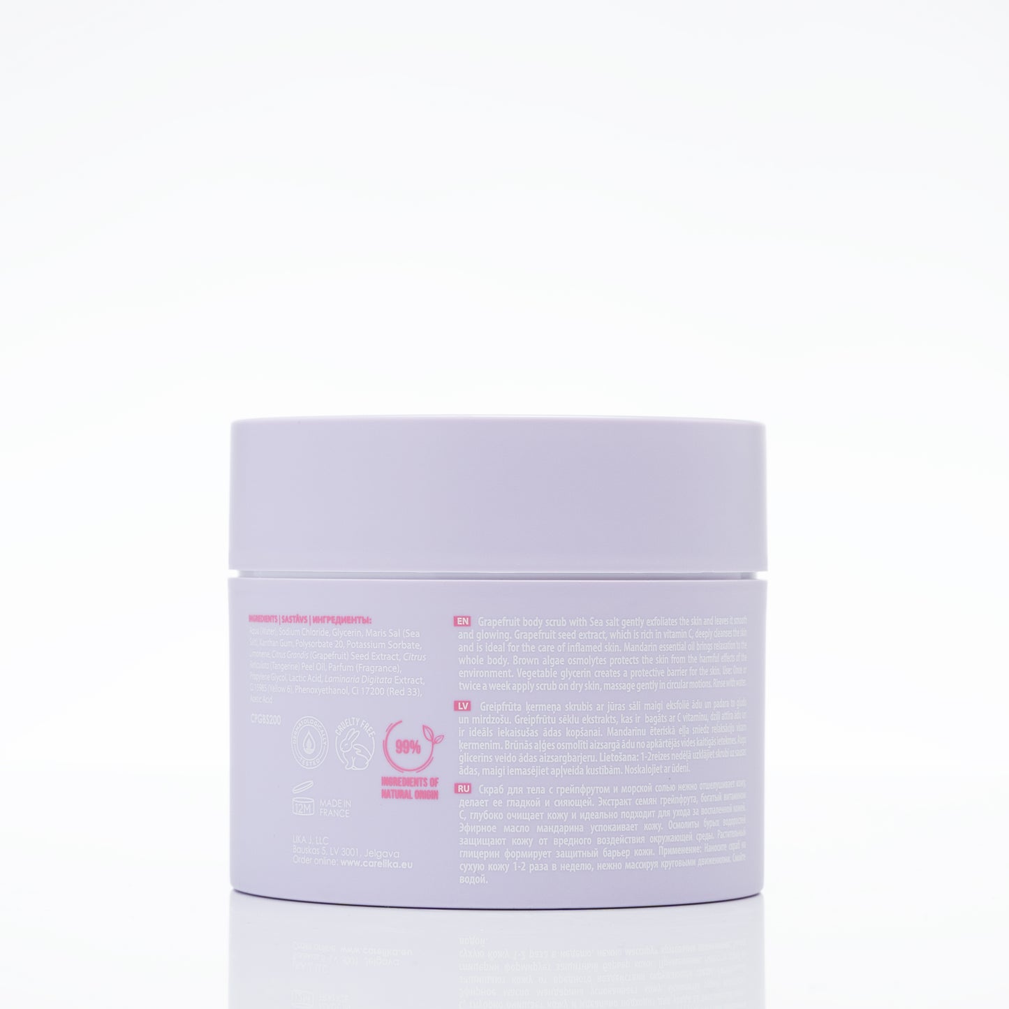 CARELIKA Exotic Body Scrub (with Grapefruit seed Extract)